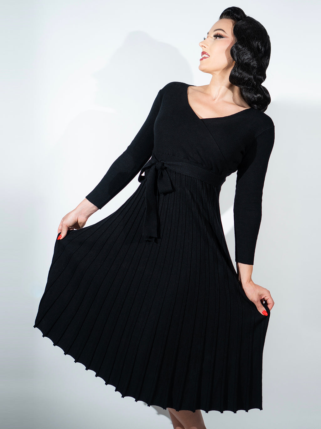 The Black Dream Knit Dress