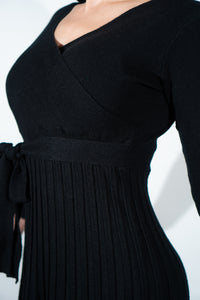 The Black Dream Knit Dress