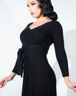 Load image into Gallery viewer, The Black Dream Knit Dress
