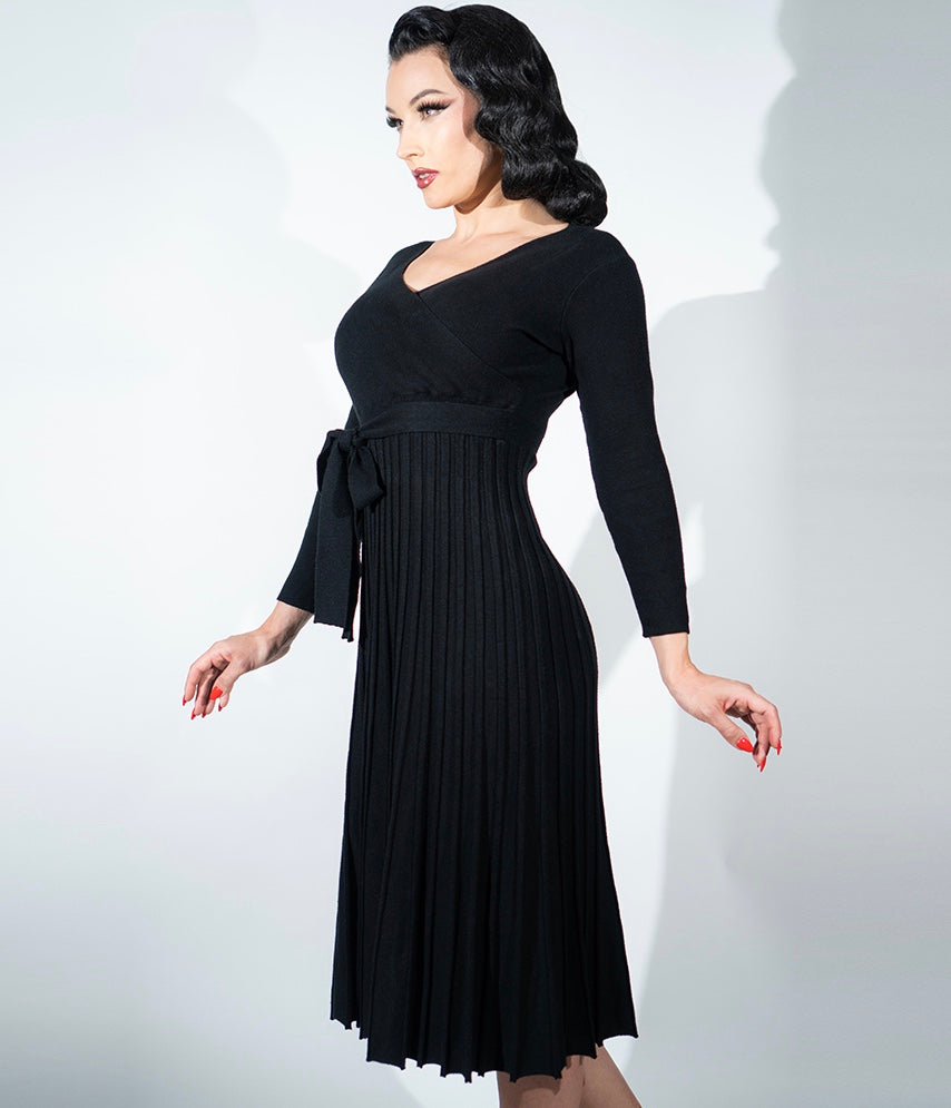 The Black Dream Knit Dress