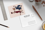 Load image into Gallery viewer, The GLAMOUR GOALS Pin Ups Postcard Set Beige
